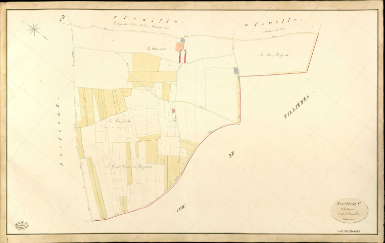 Hosmes (L'). Section C _ de la Moinerie _ 1re de 3 Feuilles
