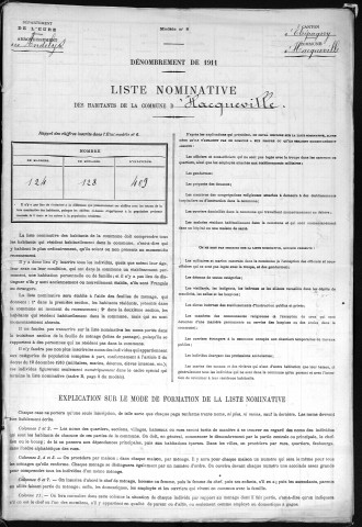 HACQUEVILLE 1911