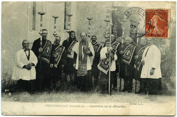 Basse-Normandie. Prestreville (Calvados). - Confrérie de la "Charité".
