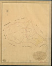Gauville-la-Campagne. Tableau d'assemblage _ du Plan Parcellaire de la Commune de Gauville _ Canton de Evreux (nord) - Evreux - Eure. _ Terminé sur le Terrain le 18 Novembre 1840 , sous l'administration de M. de Monicault, Préfet _ M. Le Clerc, Maire _ sous la Direction de M. Garnier, Directeur des Contributions directes _ M. Le Fébure, Géomètre en Chef. _ Par M. Pizier, Géomètre de 1re classe.