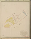 Saint-Just. Tableau d'assemblage _ du Plan Parcellaire de la Commune de Saint Just _ Canton de Vernon - Evreux - Eure. _ Terminé sur le Terrain en 1825, sous l'administration de M. Le Vicomte Raymond Delaitre, Préfet _ M. Dubuisson, Maire _ et sous la Direction de M. Aubelin, Directeur des Contributions directes _ M. Hautier, Géomètre en Chef. _ Par M. Chainot, Géomètre de 1re classe.