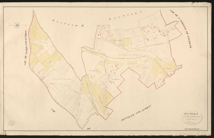 Brétigny. Section A _ de la Plaine de la Davoudière _ Feuille Unique