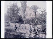 Jardins au pied du catholicossat de Kozan (Sis) (Turquie).