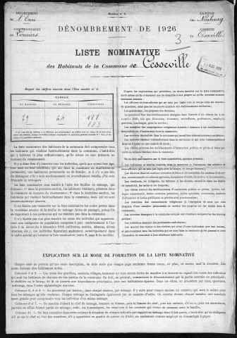 CESSEVILLE 1926