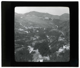 Palais de l'Alhambra à Grenade (Espagne), vue vers la vallée du Douro.