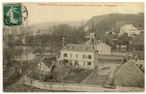 Connelles. Pendant les inondations, 1er février 1910- Vue générale.