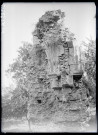 Ruines de l'ancienne abbaye de Grestain (Eure), sous ce pilier serait enterrée Arlette, la mère de Guillaume le Conquérant.