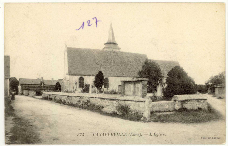 Canappeville. L'Eglise.
