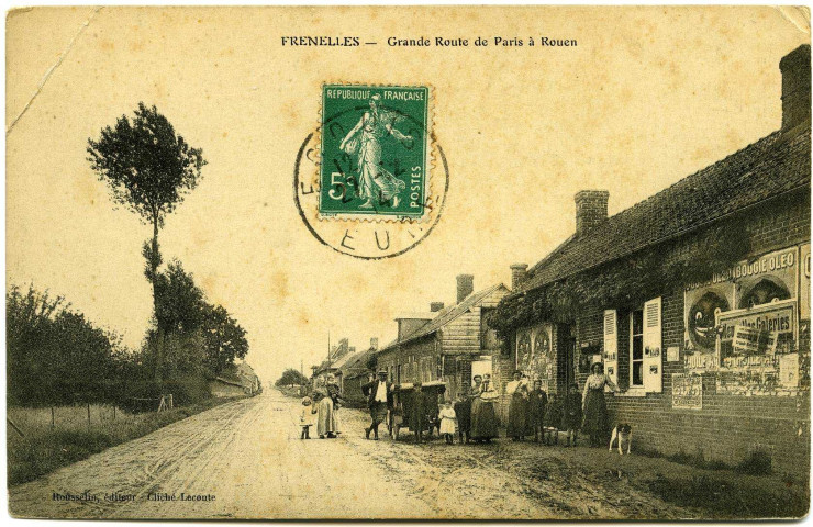 Boisemont. Frenelles. - Grande Route de Paris à Rouen.