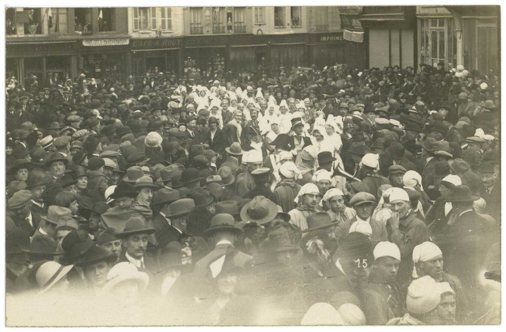 Louviers-Ville. Choral des Pommiers de Normandie concert du 16/6/1912.