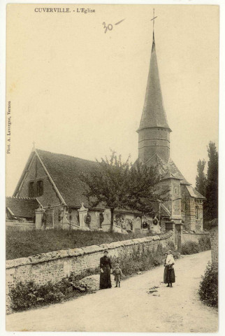 Cuverville. L'Eglise.
