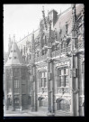 Façade et tourelle du Palais de justice de Rouen (Seine-Maritime).