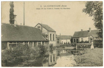 Guéroulde (La). Bras fcé de l'Iton à l'usine du Marteau.
