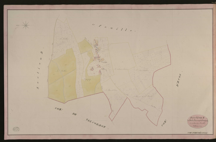 Heubécourt. Section A _ du Bois de Rouvray et de Coupigny _ 2e et dernière Feuille