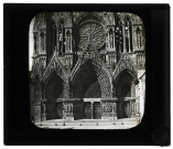 Cathédrale Notre-Dame de Reims (Marne), ensemble des portails ouest.