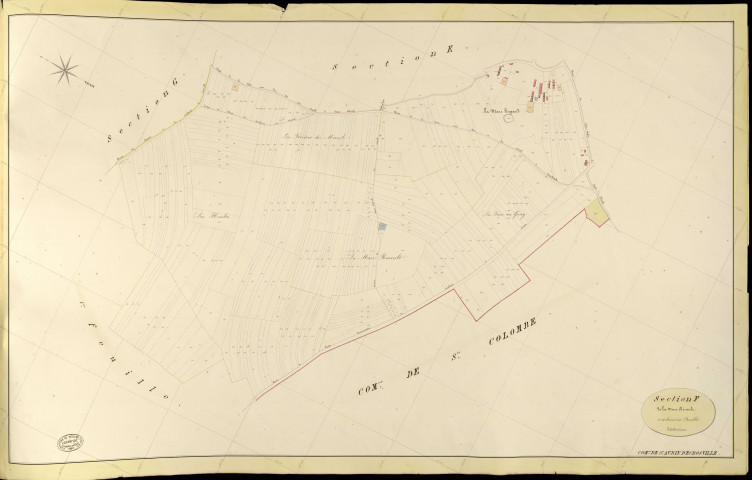 Saint-Aubin-d'Ecrosville. Section F _ de la Mare Renoult _ 2e et dernière Feuille
