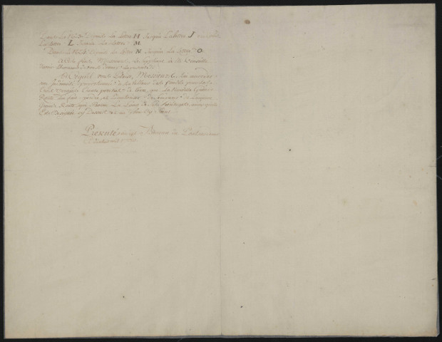 "Plan géométrique de trois pièces de terres en labour et clos situées en la paroisse de Bourg-Achard, appartenant à Mr Oursel, imprimeur du roi." (3 feuilles)