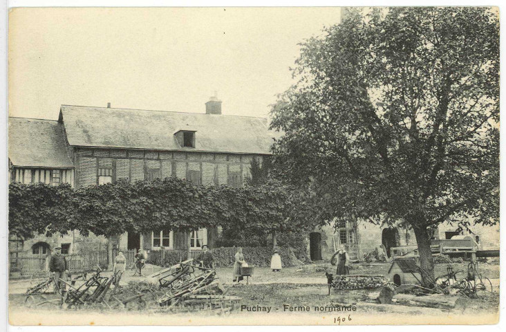 Puchay. Ferme normande.