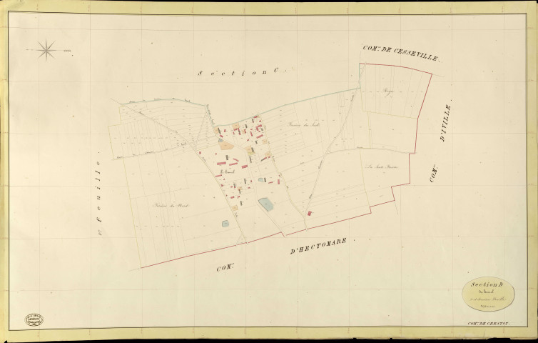 Crestot. Section D _ du Hamel _ 2e et dernière Feuille
