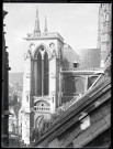Tour du transept de la cathédrale Notre-Dame de l'Assomption de Rouen (Seine-Maritime).