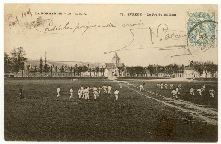 Evreux-Ville. Le Pré du Bel-Ebat.