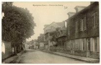 Epaignes. Entrée du Bourg.