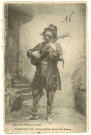 Andelys (Les). Chanteur Normand - Artiste ambulant jouant de la Guitare.