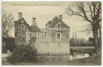 Saint-Pierre-du-Mesnil. Château du Blanc-Buisson (côté Sud-Est).