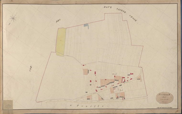 Plessis-Grohan (Le). Section D _ de Garel _ 1re de 3 Feuilles