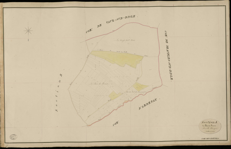 Frétils (Les). Section A _ du Bois de Picasse _ Feuille Unique