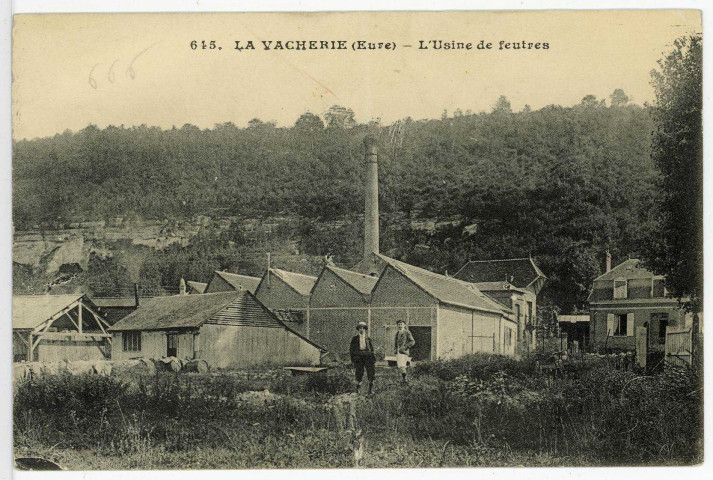 Vacherie (La). L'Usine de Feutres.