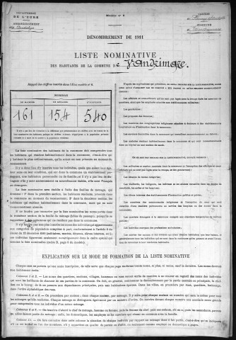 VANDRIMARE 1911