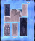 "Églises rurales du département de l'Eure" du chanoine Bonnenfant tome II, planche CXXXII Surtauville (Eure).