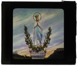 Vierge couronnée de l'esplanade de Lourdes (Hautes-Pyrénées).
