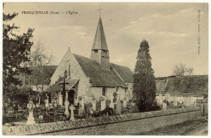 Franqueville. L'Eglise.