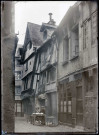 Maison de la boucherie avant l'incendie du 20 mai 1934 de Caudebec-en-Caux (Seine-Maritime).