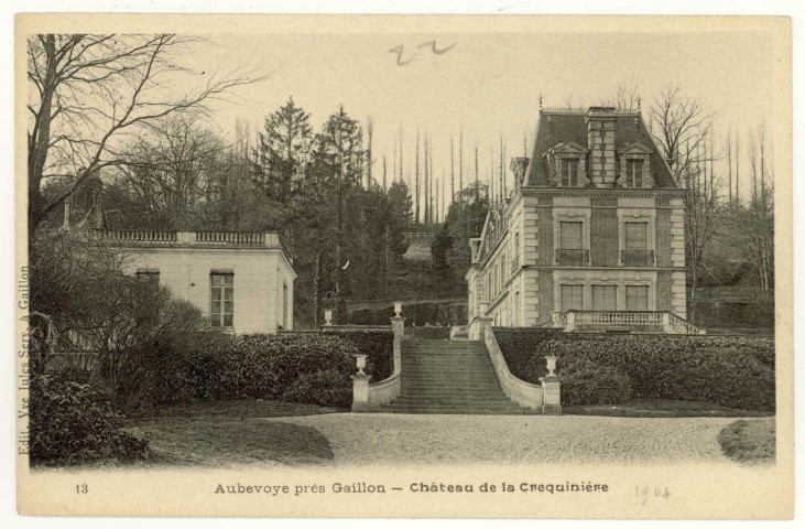 Aubevoye. Château de la Créquinière.