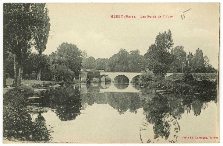 Merey. Les Bords de l'Eure.