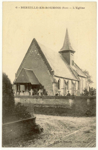 Berville-en-Roumois. L'Eglise.
