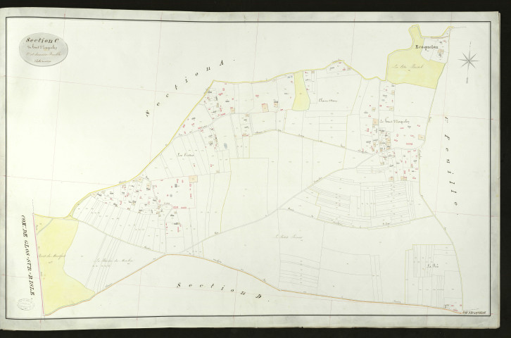 Ecaquelon. Section C _ du haut d'Ecaquelon _ 2e et dernière Feuille