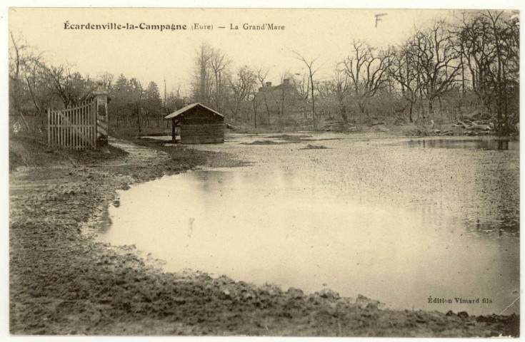 Ecardenville-la-Campagne. La Grand'Mare.