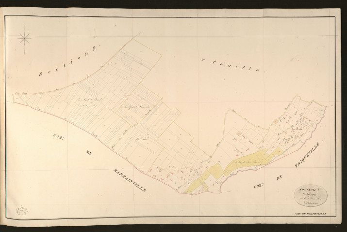 Fort-Moville. Section C _ de Caligny _ 1re de 2 Feuilles