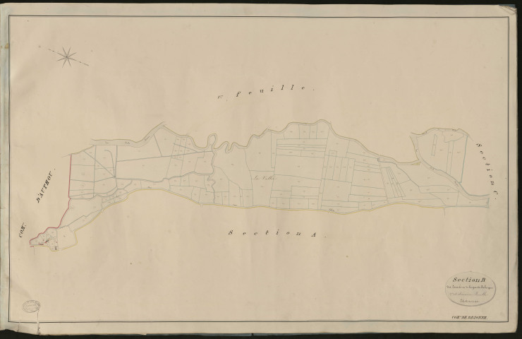 Brionne. Section B _ des Essart et de la Grande Fabrique _ 2e et dernière Feuille