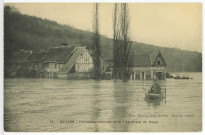 Villers-sur-le-Roule. Gaillon - Inondation (Janvier 1910) - Le Chalet du Roule.