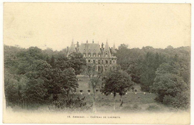 Ambenay. Château de l'Hermite.