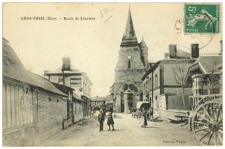 Gros-Theil (Le). Route de Louviers.