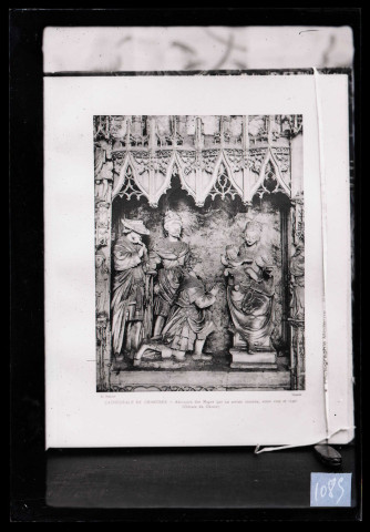 Cathédrale Notre-Dame de Chartres (Eure-et-Loir), clôture du chœur, détail "Adoration des Mages".