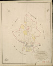 Saint-Germain-sur-Avre. Tableau d'assemblage _ du Plan Parcellaire de la Commune de St Germain sur Avre _ Canton de Nonancourt - Evreux - Eure. _ Terminé sur le Terrain le , sous l'administration de M. Le Vicomte Raymond Delaitre, Préfet _ M. Evrard, Maire _ et sous la Direction de M. Marel, Directeur des Contributions directes _ M. Hautier, Géomètre en Chef. _ Par M. Lenglet, Géomètre de 1re classe.