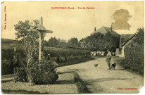 Vatteville. Vue du Calvaire.