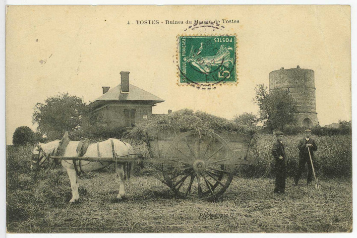 Tostes. Ruines du Moulin de Tostes.